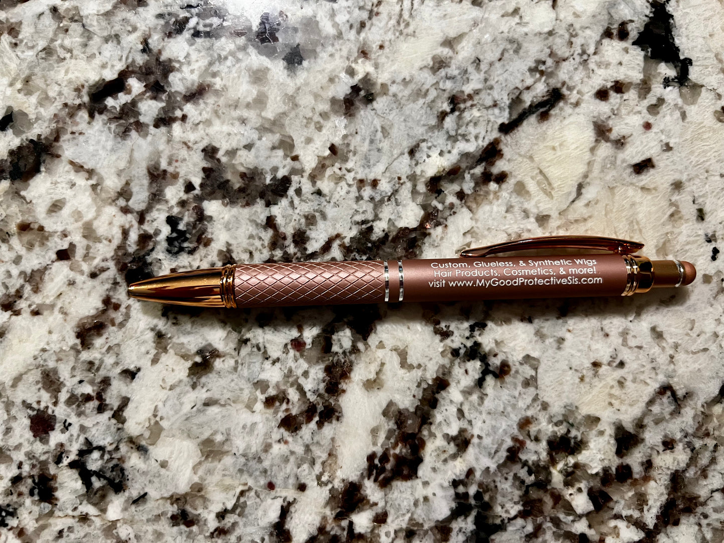 MyGPS Diamond Stylus Pen with Rose Gold Trim