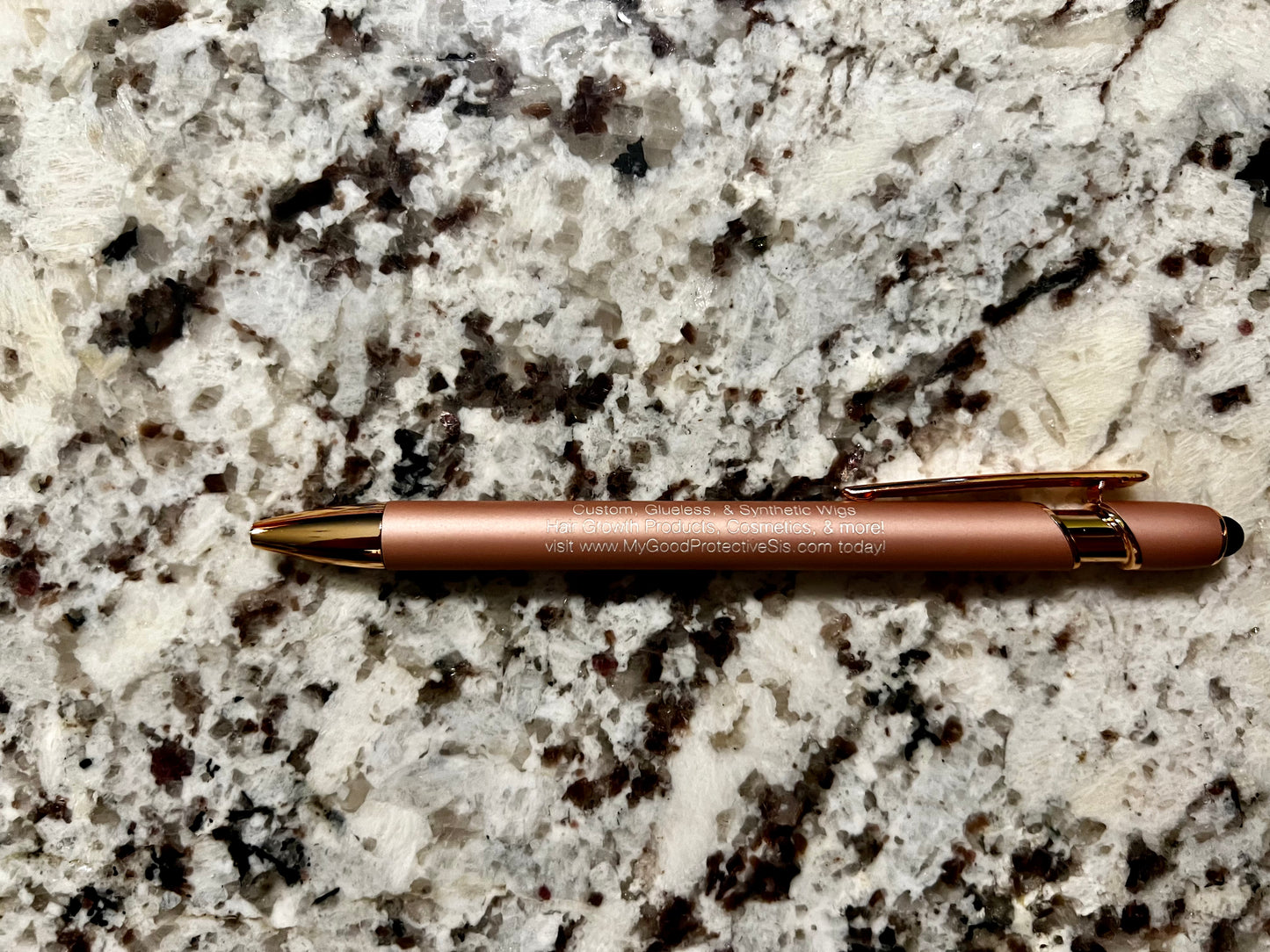 MyGPS Alpha Stylus Pen with Rose Gold Trim