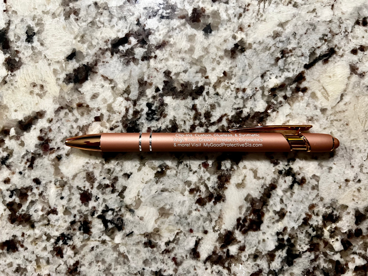 MyGPS Soft Touch Stylus Pen with Rose Gold Trim